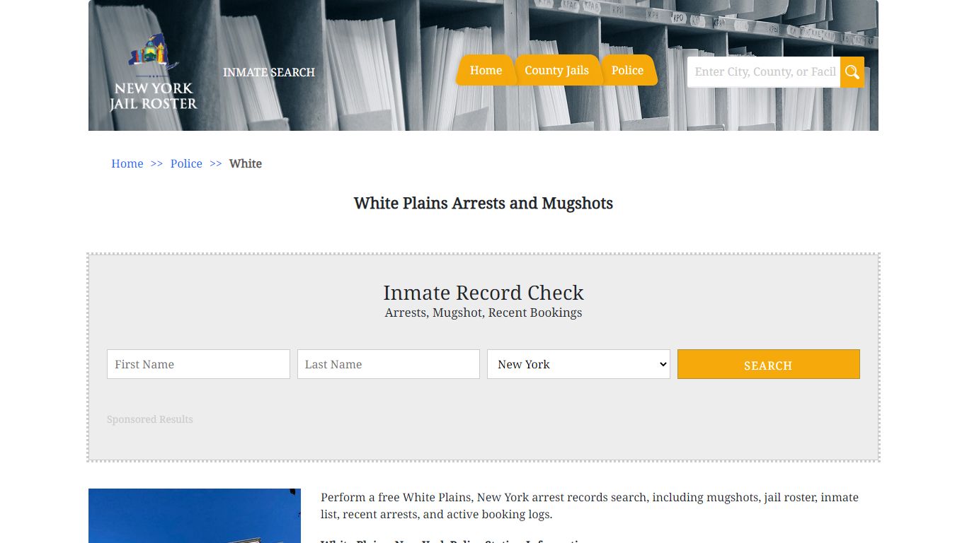 White Plains Arrests and Mugshots | Jail Roster Search