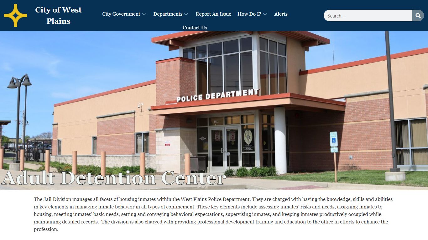 Adult Detention Center – City of West Plains